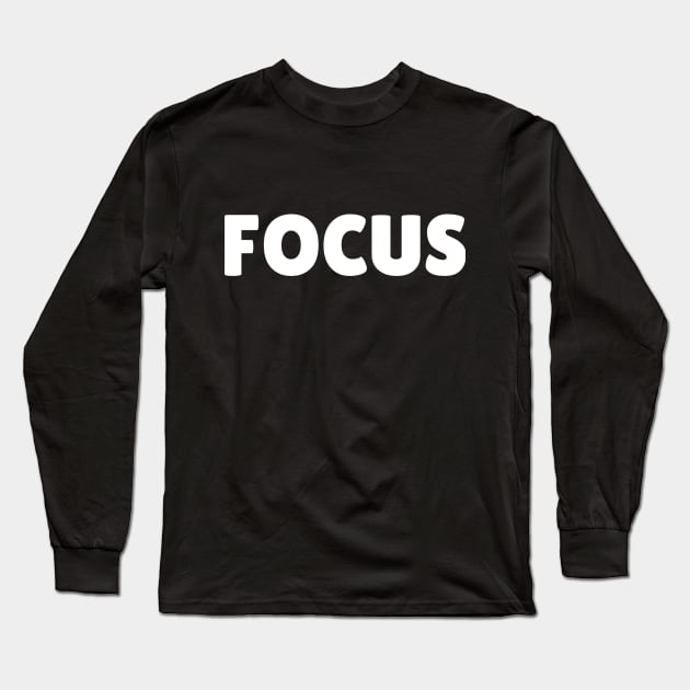 Focus Long Sleeve T-Shirt by Sonicx Electric 